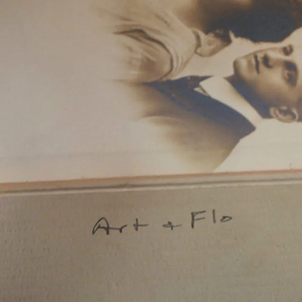 Art And Flo Antique Cabinet Card Photo Heinemann Studio Chicago IL